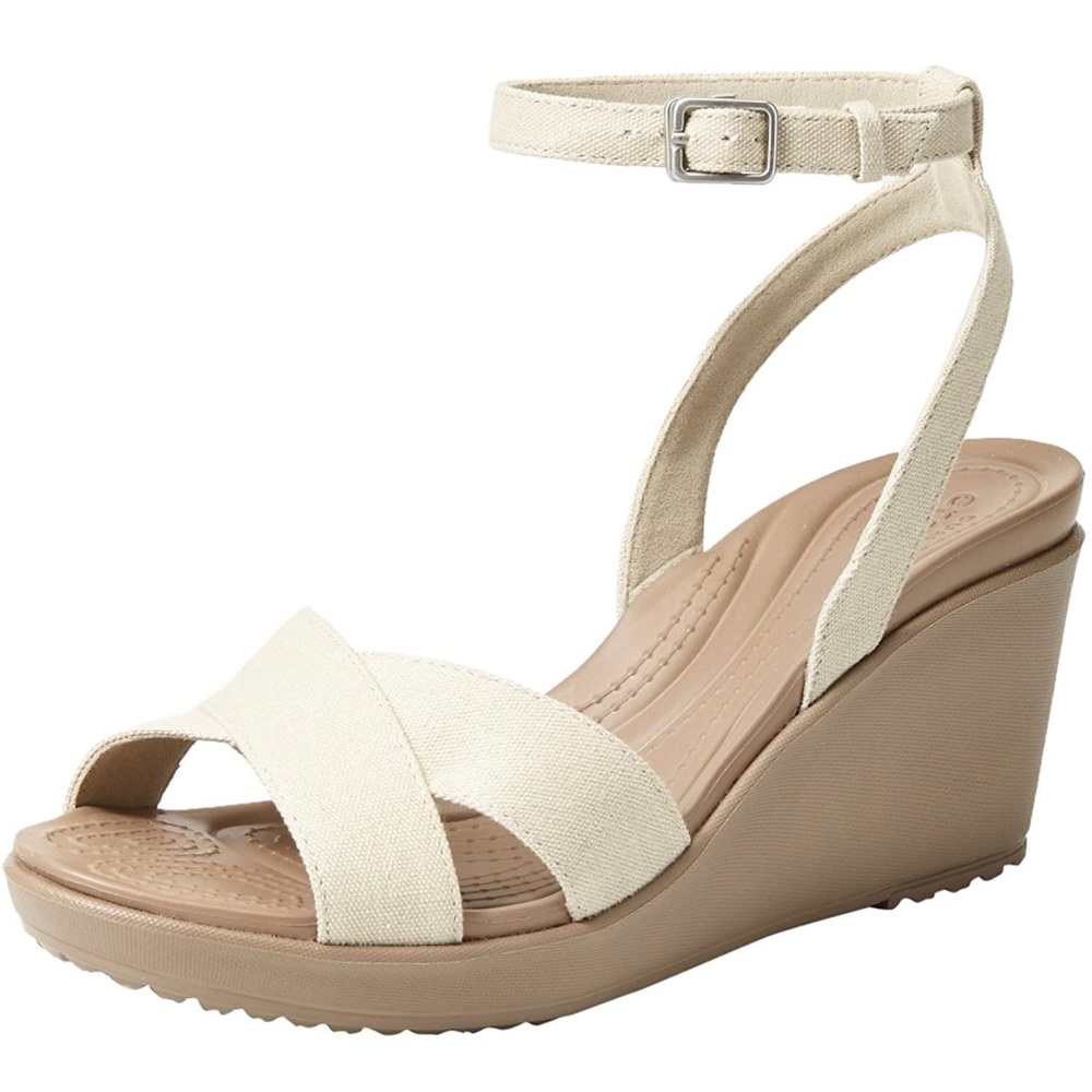 Crocs high heel wedges